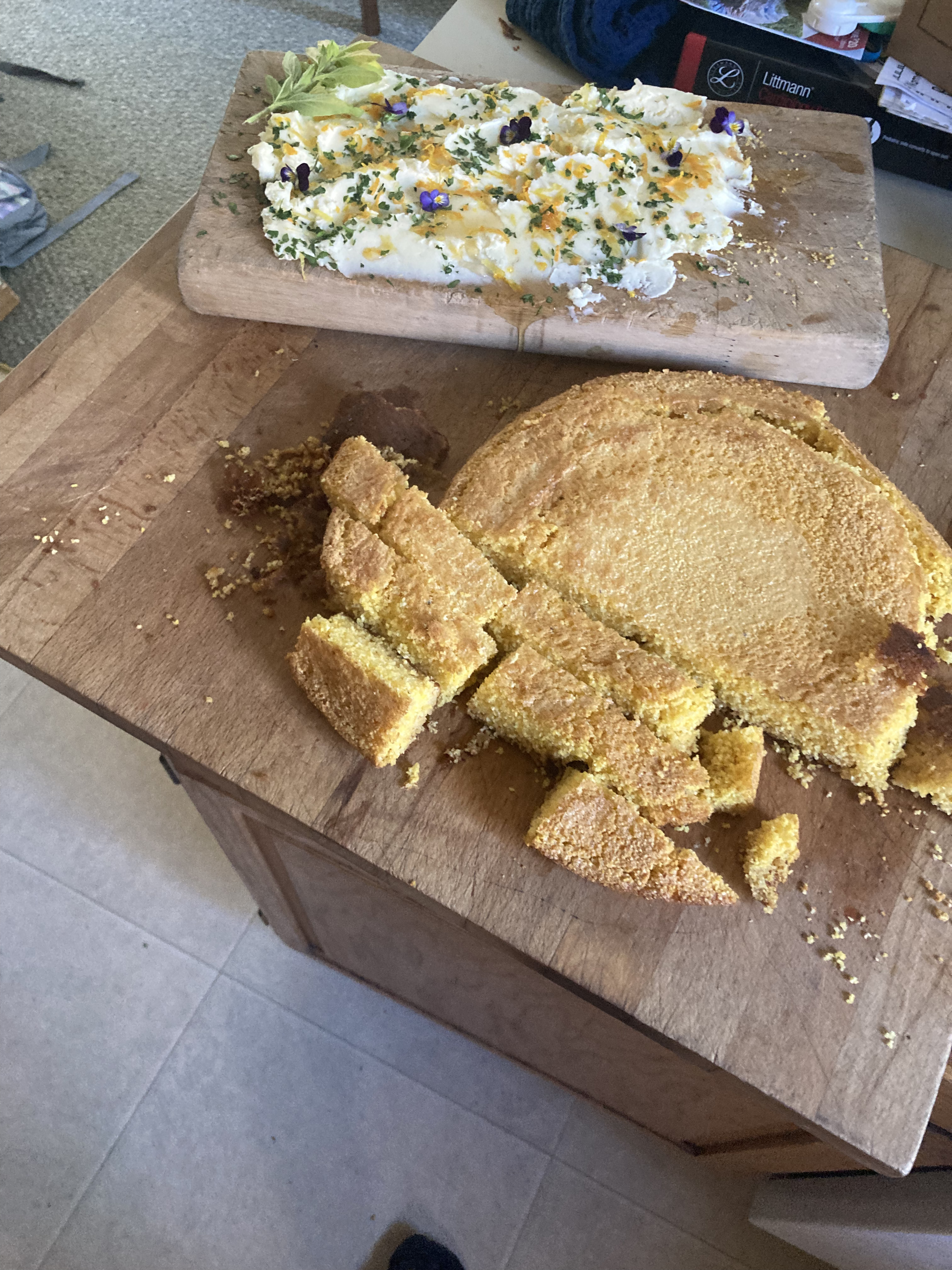 Cornbread & Butter board